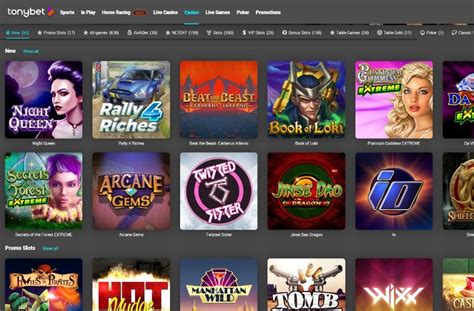 tonybet casino promotional code.